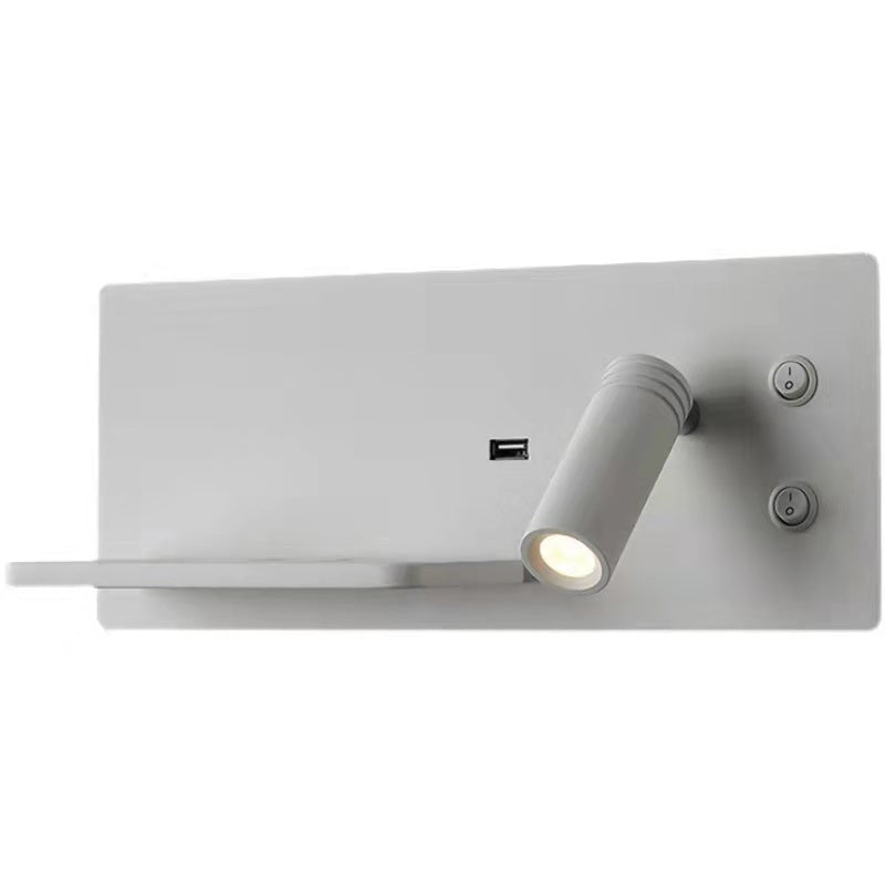 Bedside Wall Lamp Bedroom Modern Minimalist USB Mobile Phone Wireless Charging