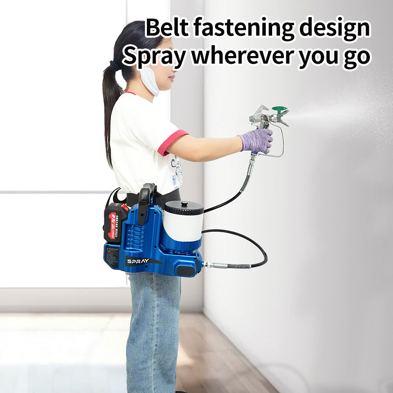 Lithium Battery Charging Small Backpack Paint Spraying Machine