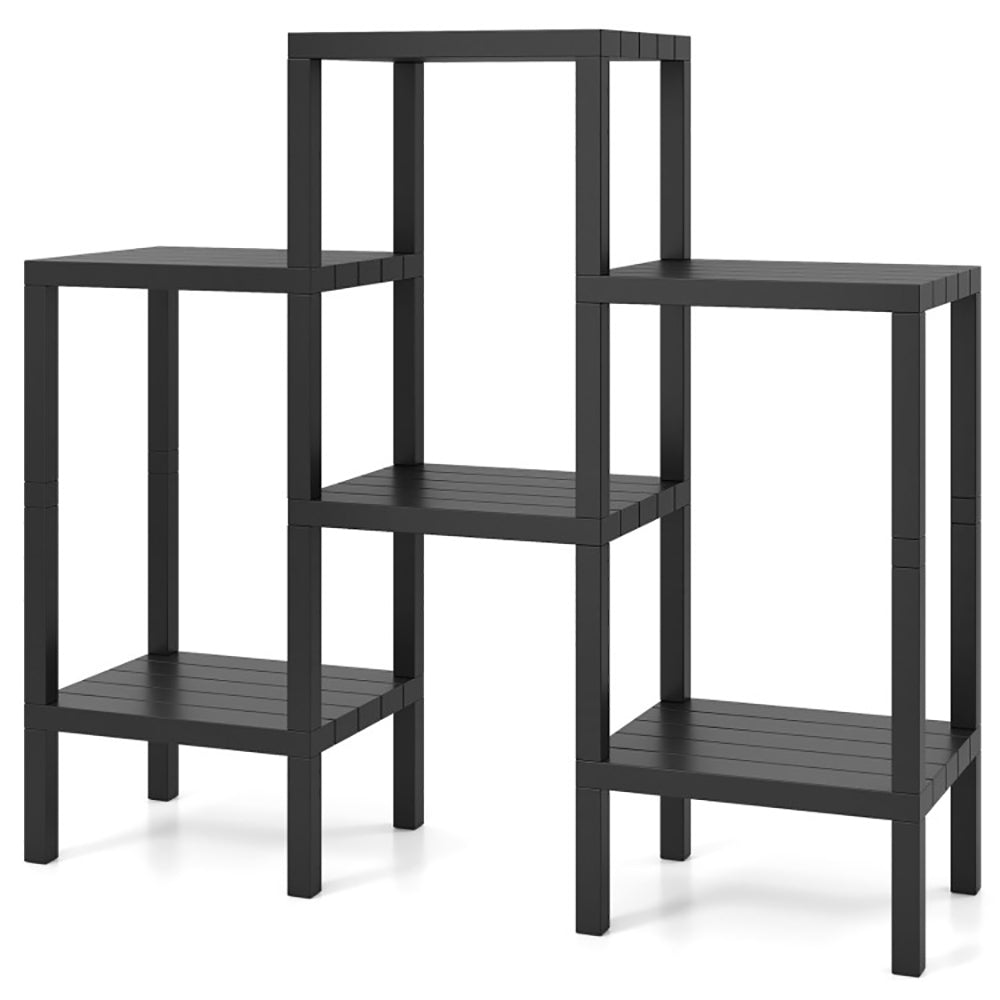 6 Tier Plastic Modular Storage Shelves For Living Room And Kitchen High-quality PP For The Living Room, Bathroom And Kitchen