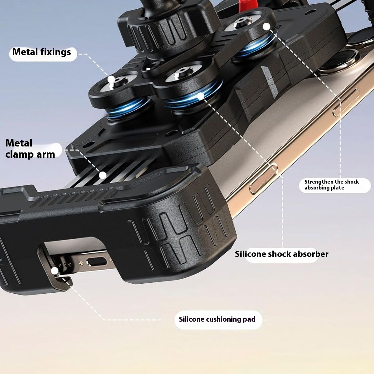 Outdoor Riding Upgraded Mobile Phone Navigation Bracket