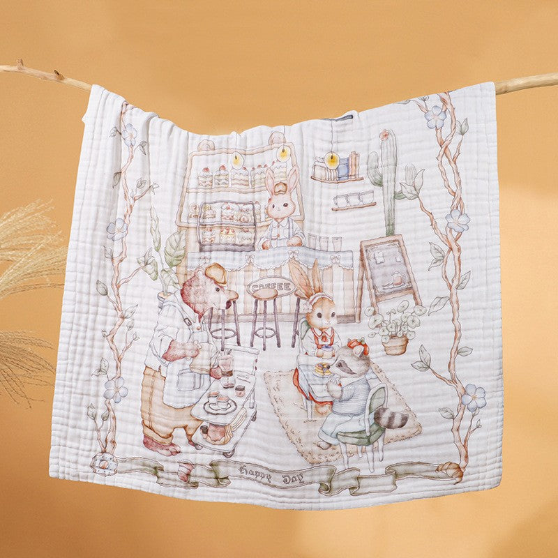 Baby And Infant Products Pure Cotton Six-Layer Gauze Bath Towel
