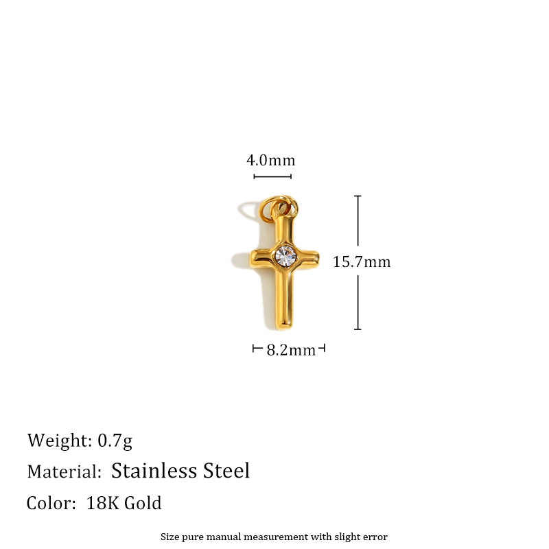 DIY Jewelry Accessories Stainless Steel Plated Pendant
