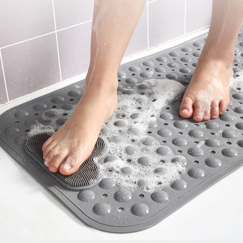 Anti Mold Rubber Shower Mat Non Slip Bathtub Strong Suction Extra Large Bath Mat
