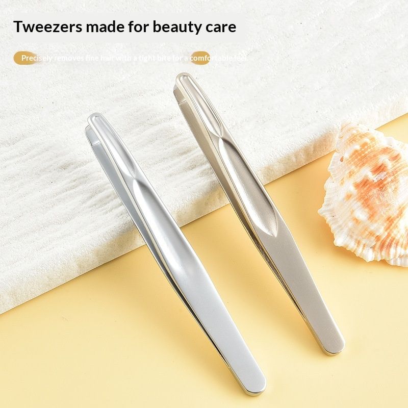 High-end Thickened Eyebrow Clip Hair-plucking Tweezers For Shaping Eyebrows