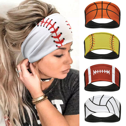 Yoga Sweat Absorbing Men's And Women's Running Workout Headband Stretch Cotton Headscarf