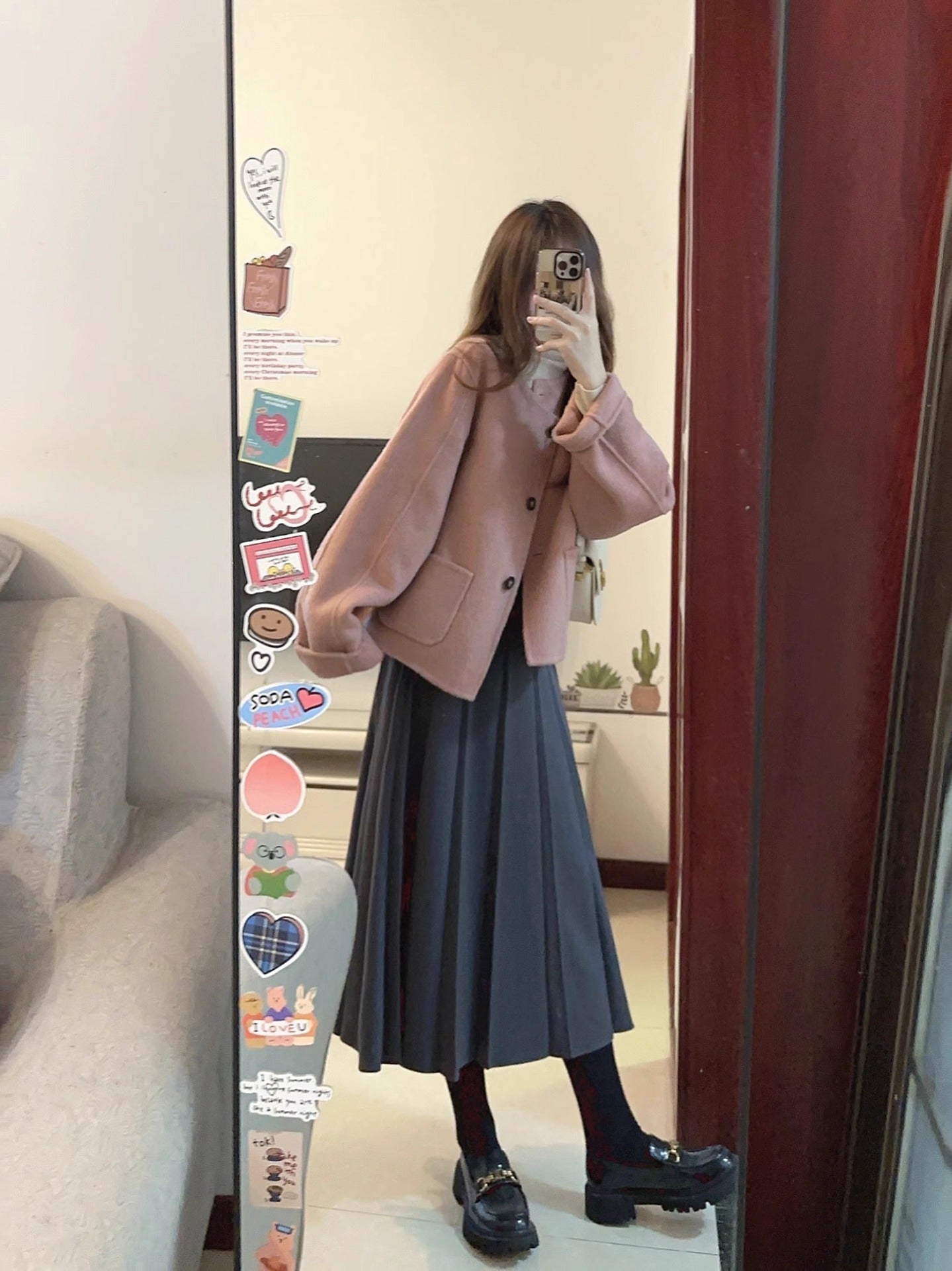 Women's Short Coat Winter Korean Drama Wear