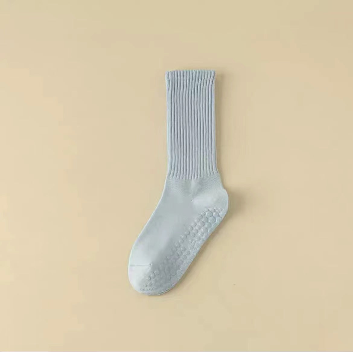 Springautumn Mid-calf Professional Fitness Pilates Non-slip Socks