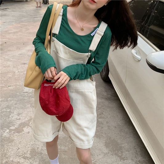 Korean-style Slimming Light-colored Wide-leg Pants For Petite Figures