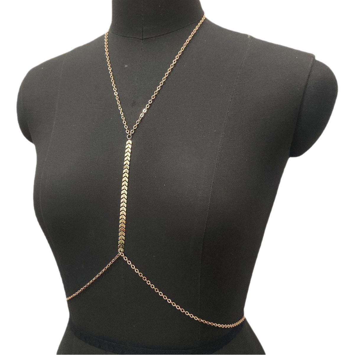 Spring And Autumn Long-sleeved Cardigan Paired With A Body Chain