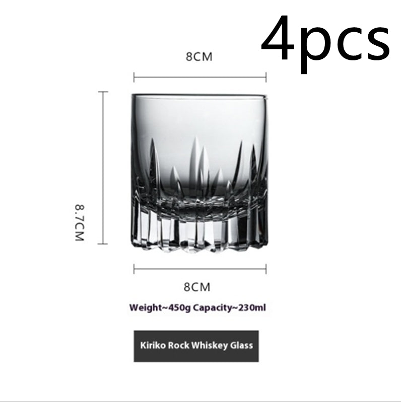 Handmade Lead-free Whiskey Liquor Glass High-end K-level