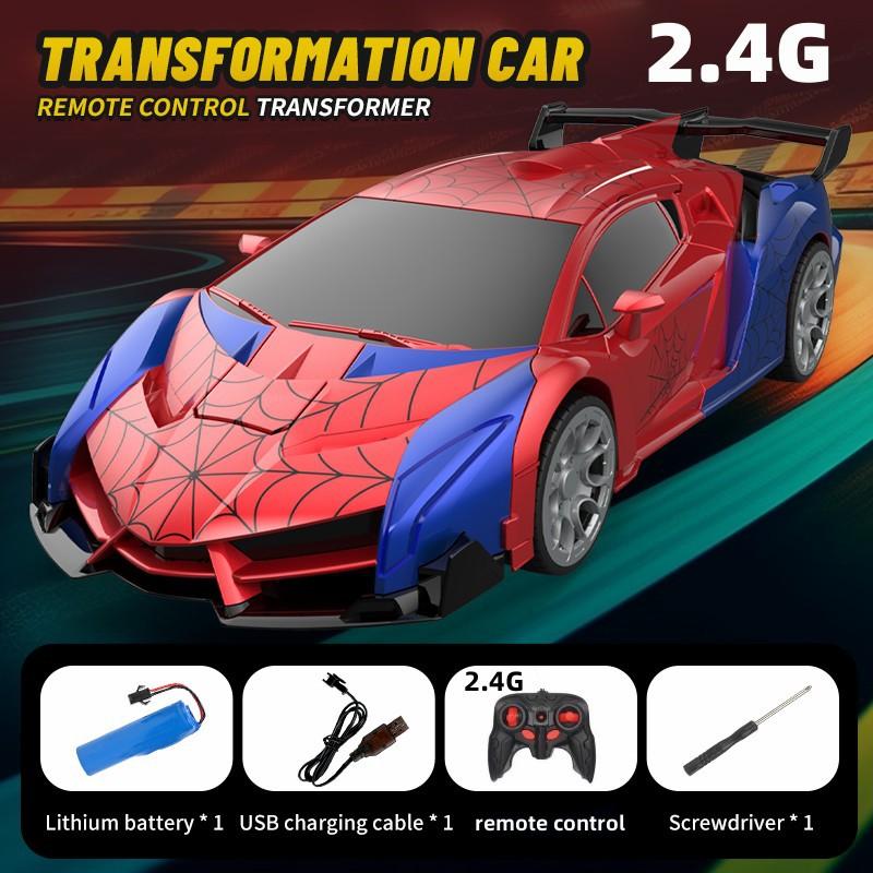 Multifunctional Transforming Vehicle Toy  Racing And Robot Modes  Perfect Gift For Kids