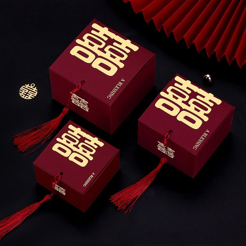 Dedicated Wedding Candy Wedding Gift Packaging Box