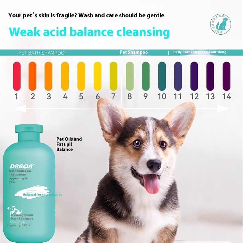 Household Pet Shower Gel Hair Care Cleaning Mite Removal Lasting Fragrance