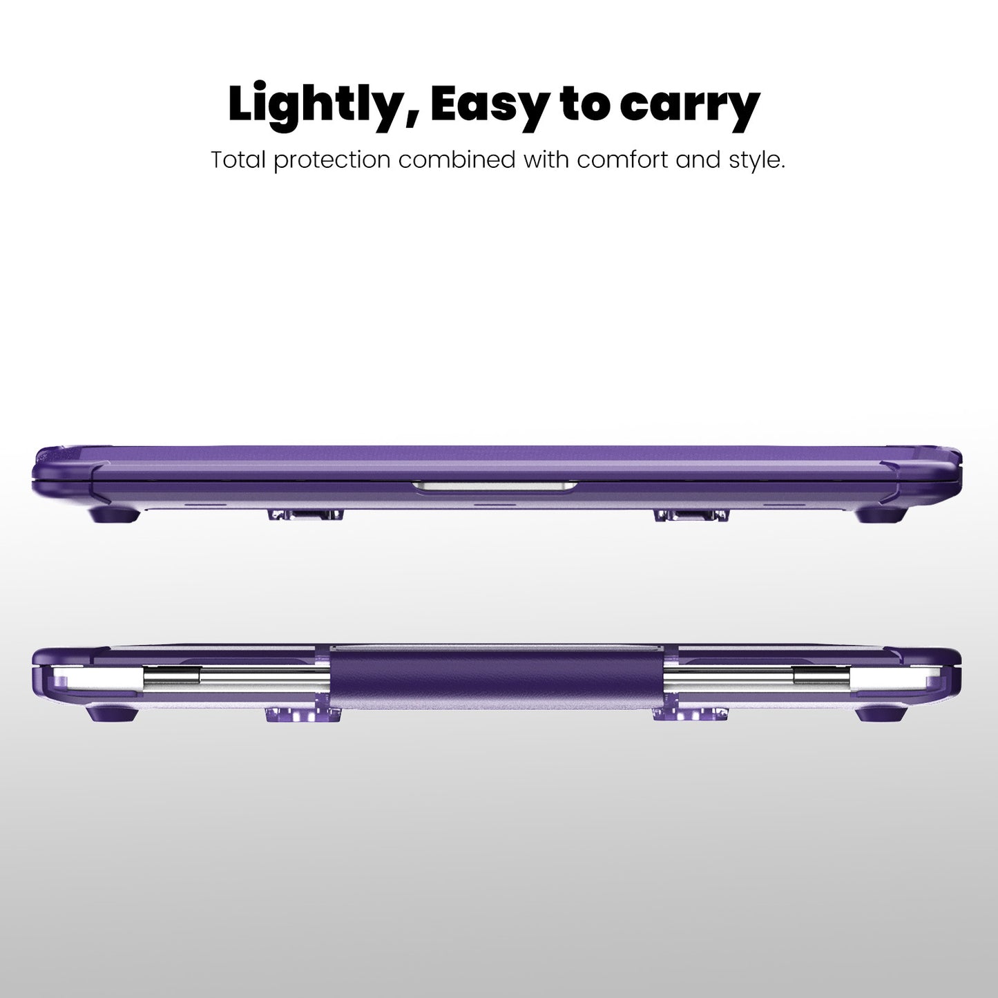 Air13 Laptop Case Transparent Frosted Cooling Bracket Anti-fall Shell