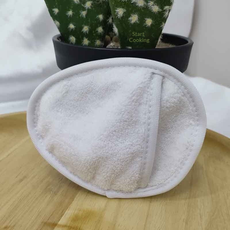 Coral Fleece Waterdrop-Shaped Skin-Friendly Puff Beauty Towel