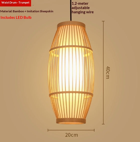 Living Room Floor Lamp Bedroom Tea Room Zen-style Bedside