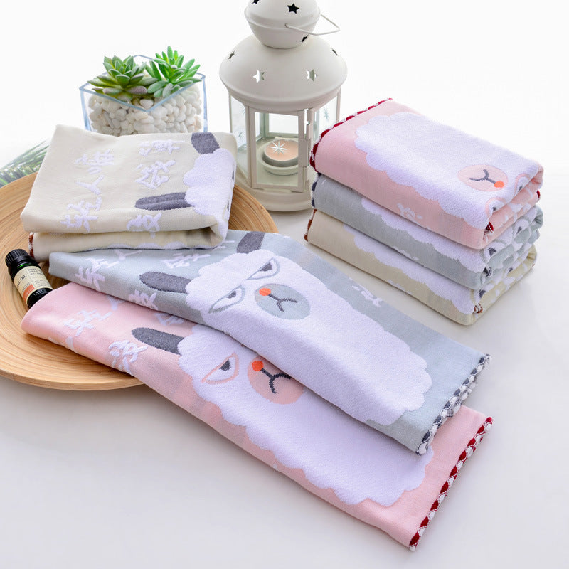Pure Cotton Towel For Home Use Soft And Highly Absorbent