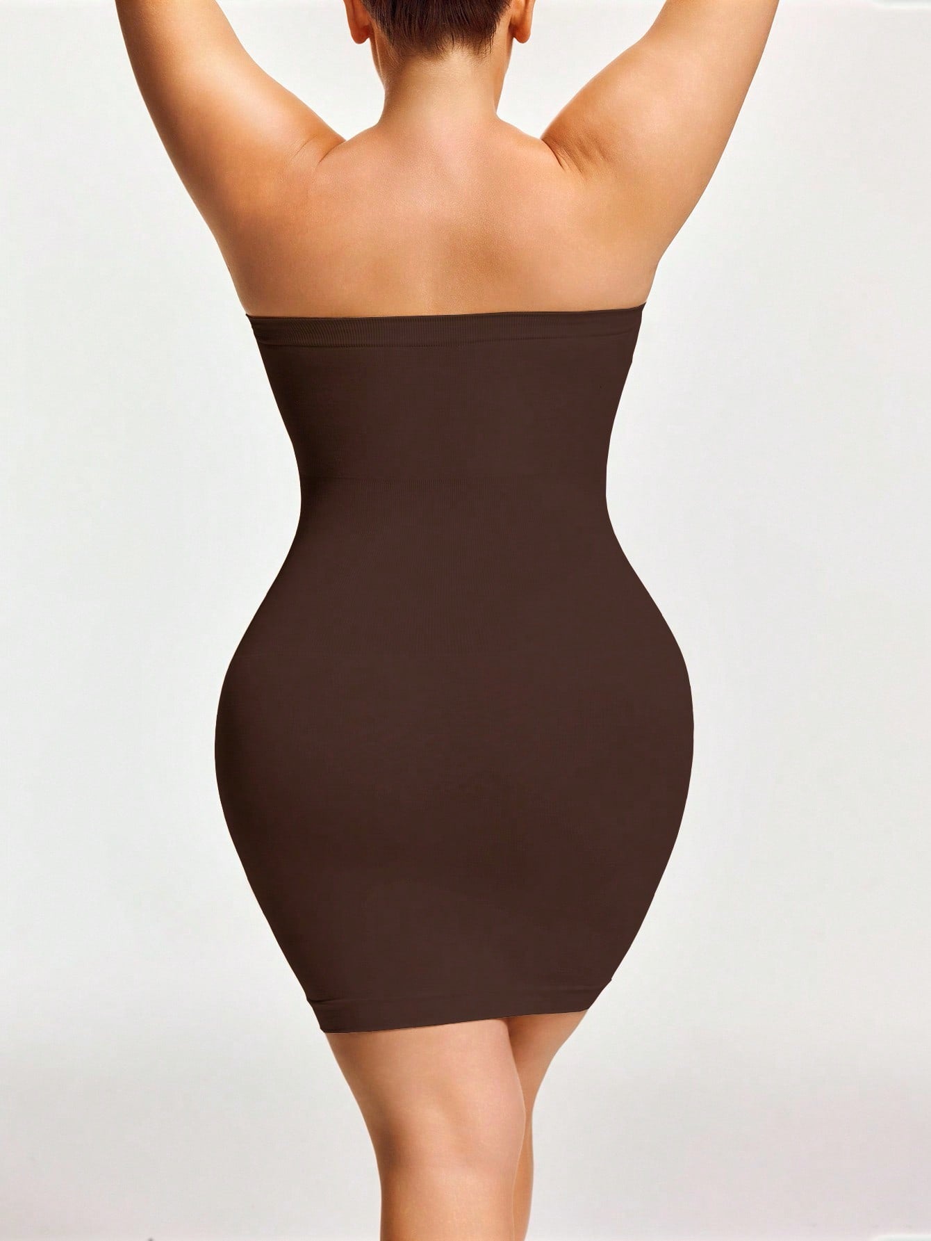 Women's Firm Control Strapless Shapewear Dress - Full Body Contour & Slimming