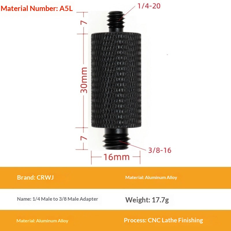 14 To 38 Camera Screw M4 M5 M8 M10 M12 Aluminum Tripod Head Photography Equipment Accessories