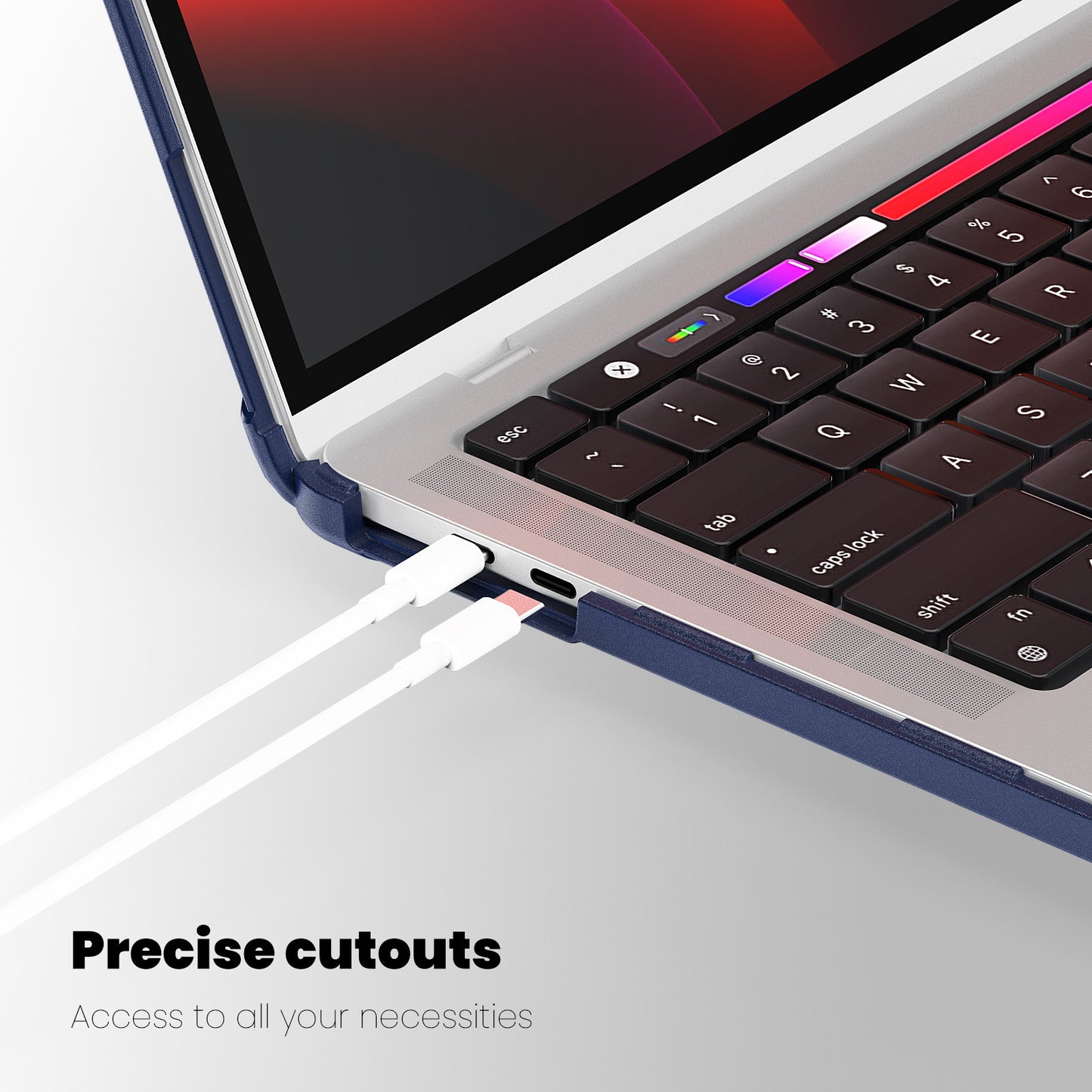 Air13 Laptop Case Transparent Frosted Cooling Bracket Anti-fall Shell