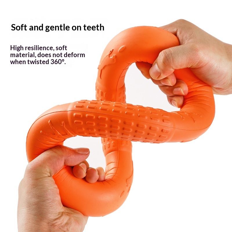Nip-resistant Soft Pull-ring Flying Disc Dog Training Pet Toy
