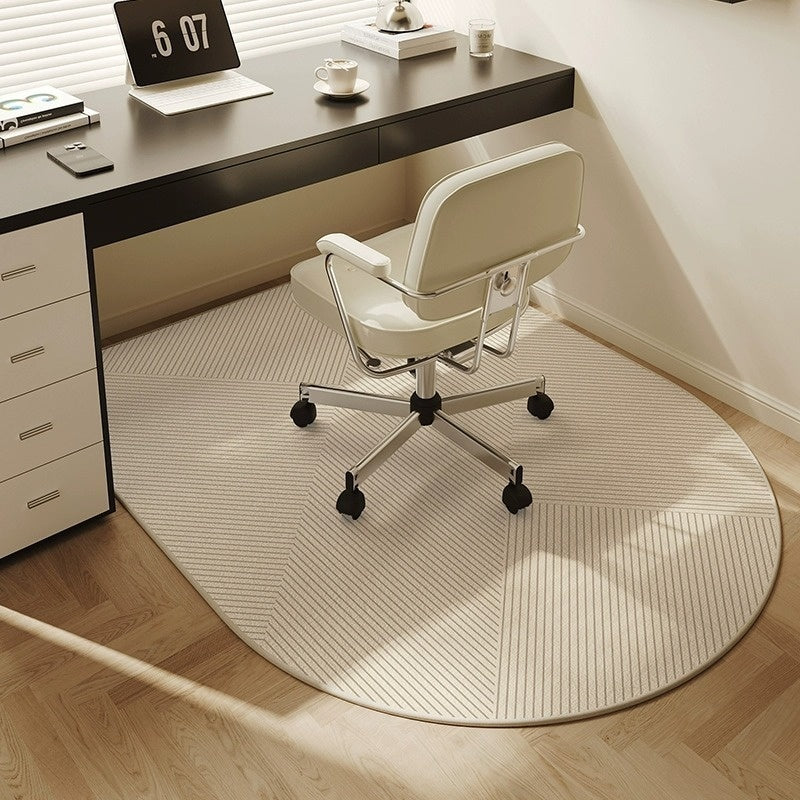 Anti-slip Home Curved Rug For Computer Chairs