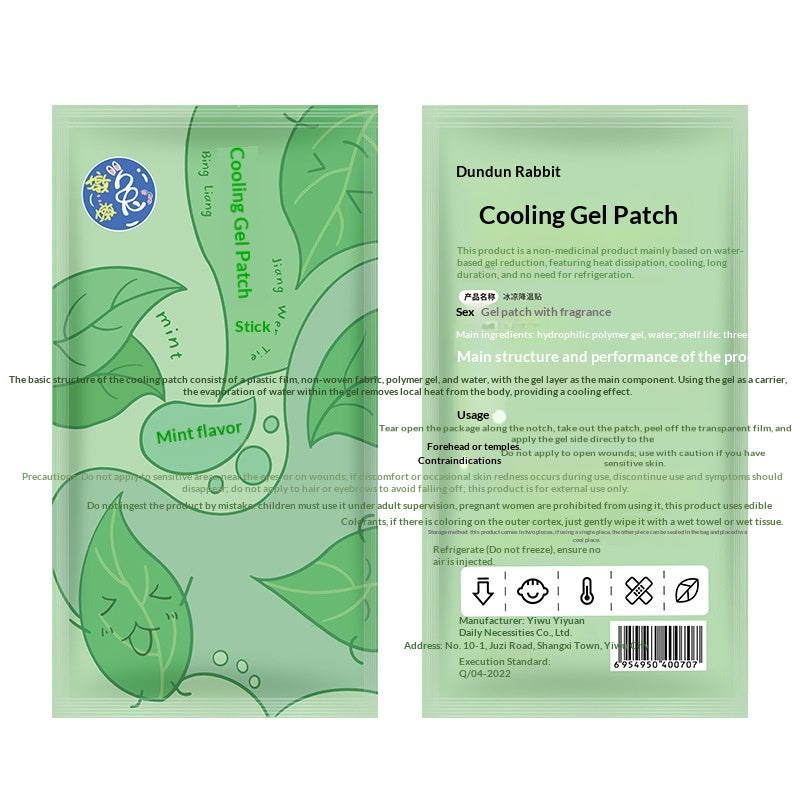 Summer Cooling Essential Cooling Ice Stickers For Heat Relief