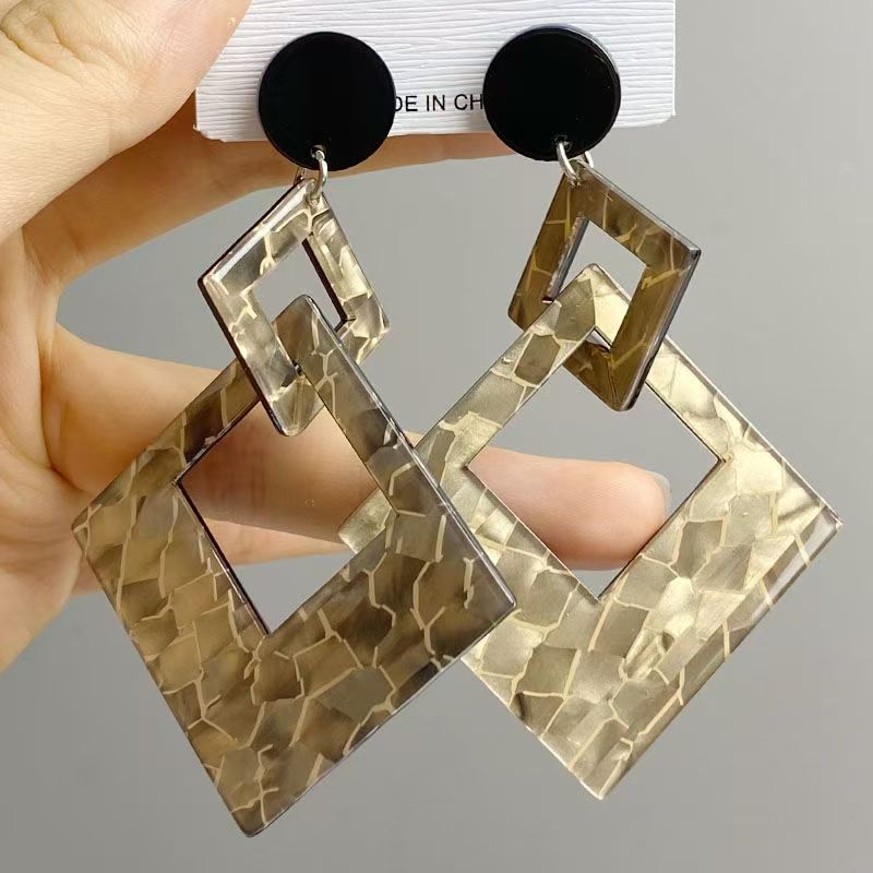 Long Cold Style Dangle Earrings, Korean & European Fashion Jewelry