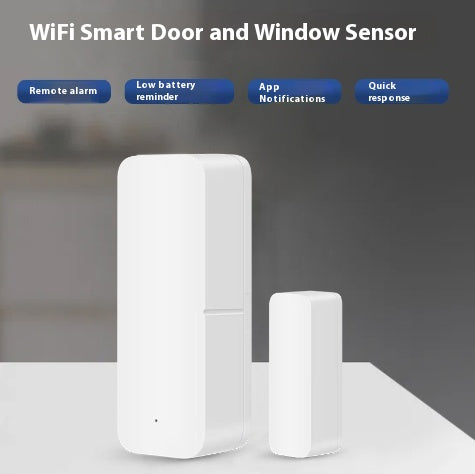 Smart Wifi Magnetic Door And Window Alarm Sensor Door Stopper