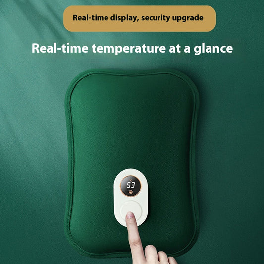 Digital Display Hot Water Bag Charging Hand Warmer Bed Sleeping Bed Fantastic Foot Warming Appliance