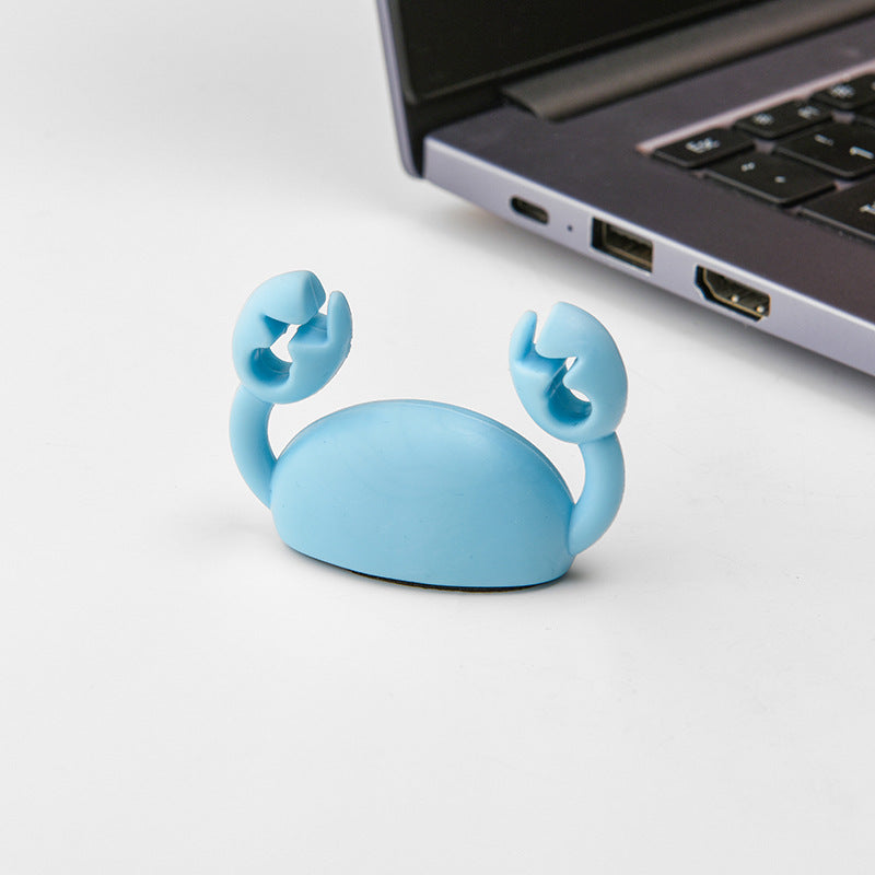 Cartoon Crab Cord Manager Mobile Phone Charging Cable