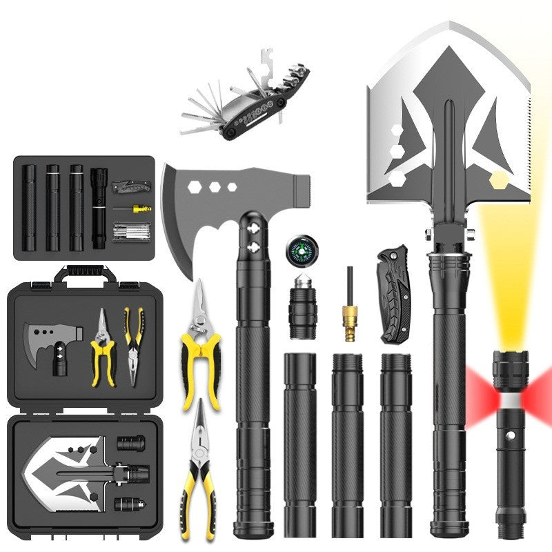 Multifunctional Camping Tactical Folding Shovel For Outdoor Use