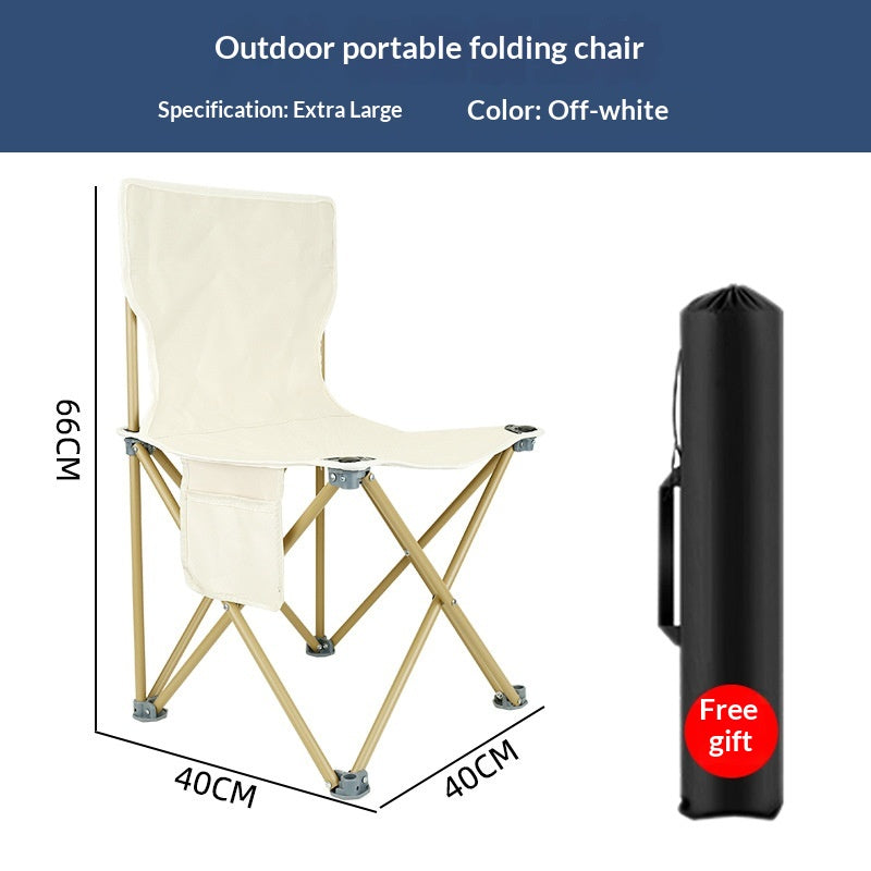 Outdoor Folding Chair For Field Sketching And Camping