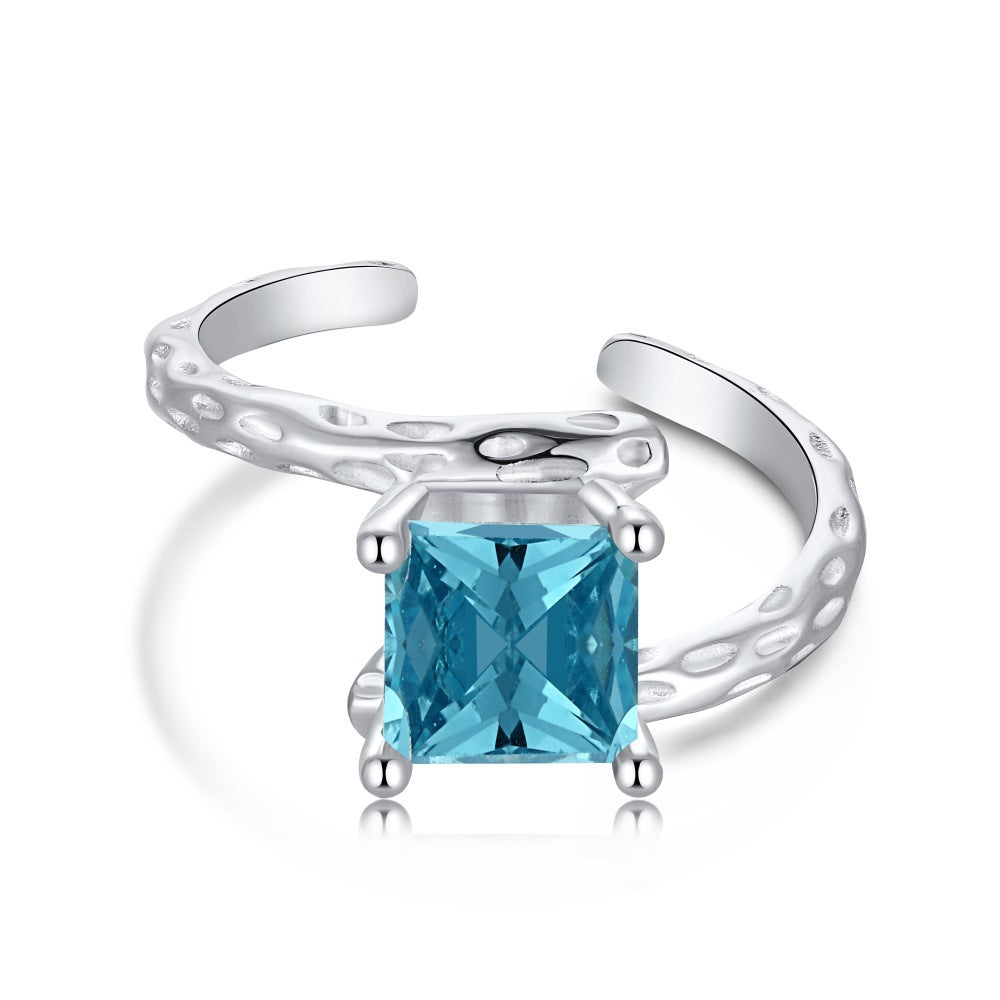 Korean Style 925 Sterling Silver Ring Female Ins Style Niche Design