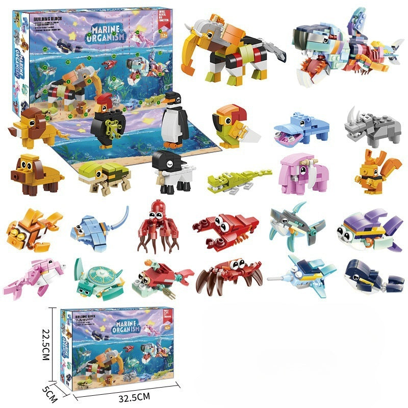 Christmas Tree Building Blocks Christmas Blind Box Christmas Gifts