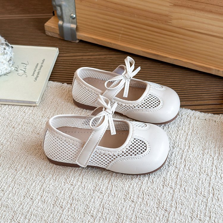Children's Shoes, Sweet Bow Princess Shoes For Little Girls, Korean Version Fashionable Children's And Girls' Single Shoes