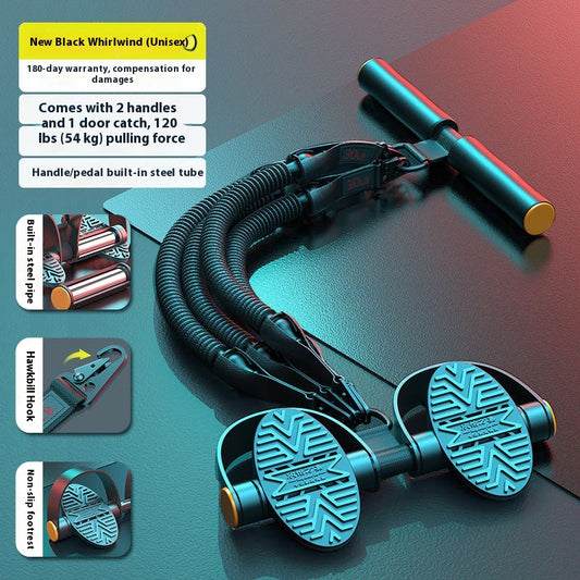 Pedal Chest Expander Home Slimming Belly Women's Weight Loss Fitness Breast Expansion Auxiliary Rope