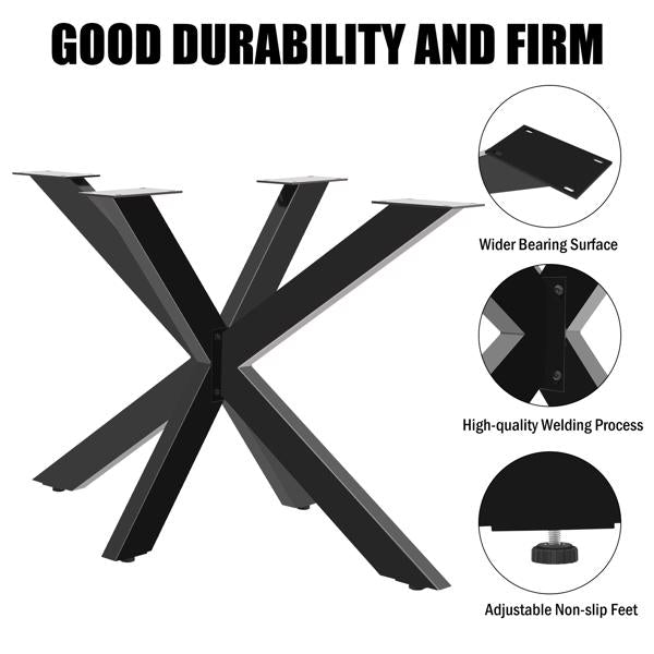 Metal Table Legs,Table Frame Spider,DIY Furniture Leg For Dining Table,Desk,Conference Table,1 Leg 120x68cm,Height 71 Cm