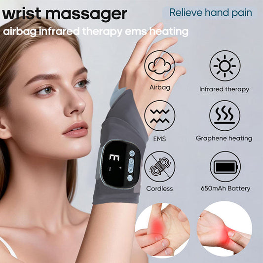 Wrist-rolling Handheld Massage Device
