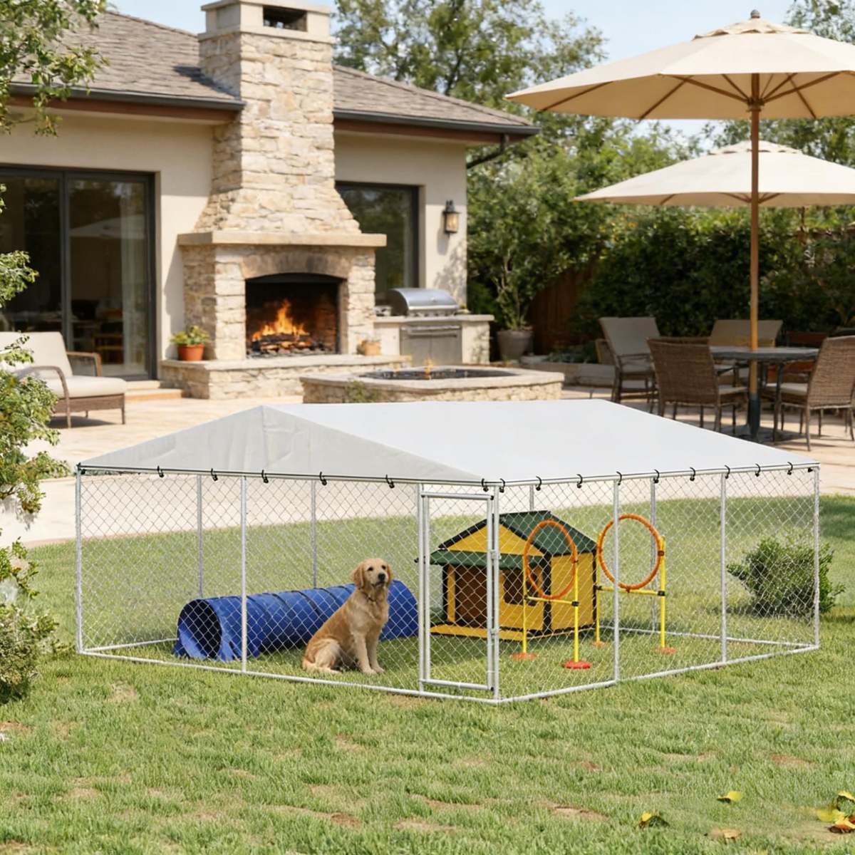 Garden Pet Cage,Dog Kennel,Large Dog Kennel