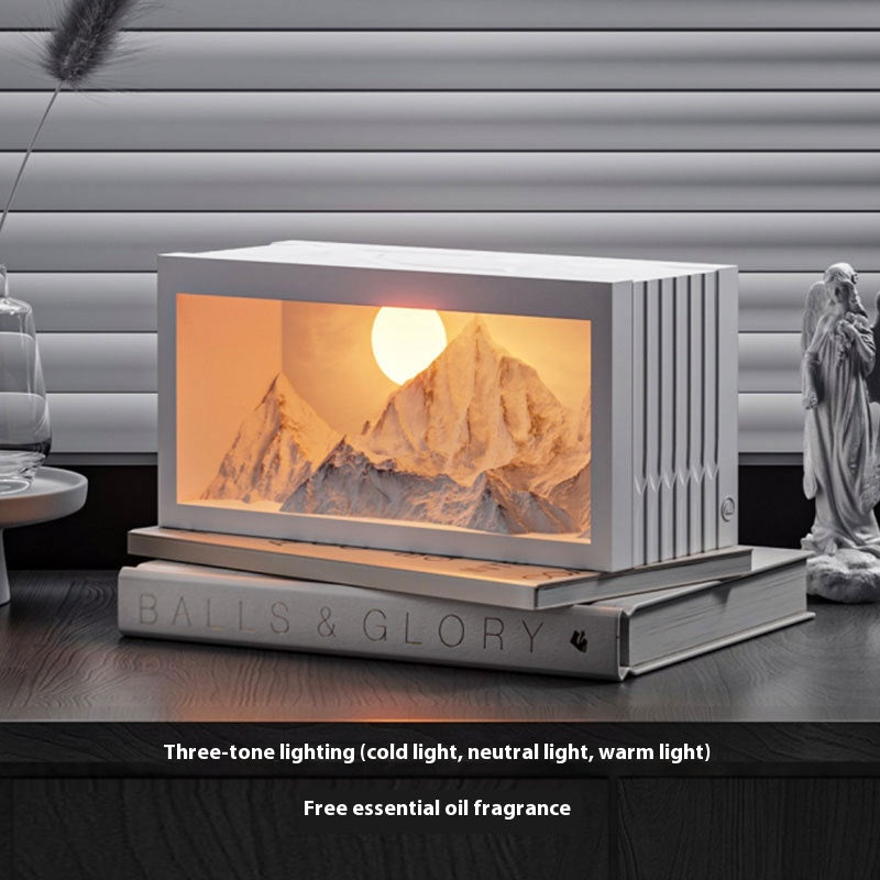 Rizhao Jinshan Wireless Charging Aromatherapy Atmosphere Small Night Lamp