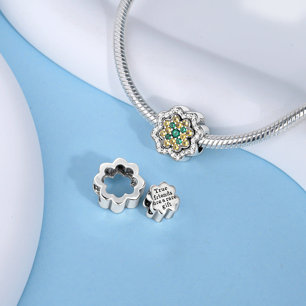 European And American Silver-plated DIY Jewelry Bracelet Accessories Pendants
