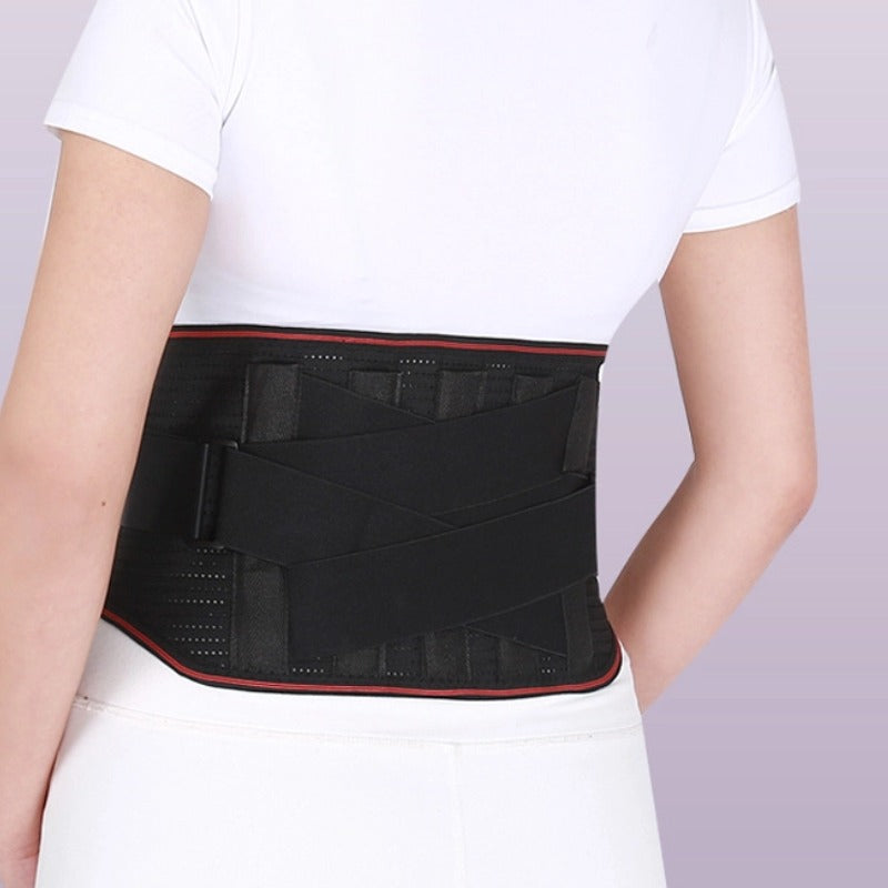Dual Sided Heating Waist Support Belt Lumbar Protection For Sports Fitness And Lower Back Pain Relief