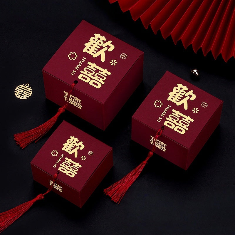 Dedicated Wedding Candy Wedding Gift Packaging Box