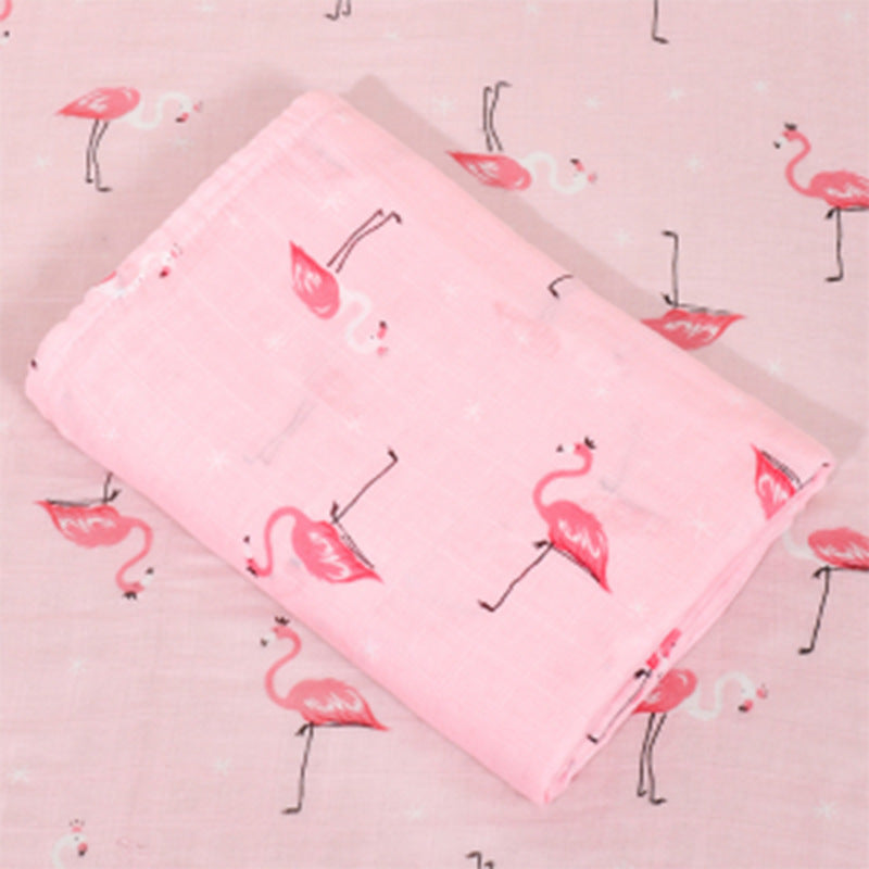Double-layer Bamboo-cotton Baby Bath Towel Newborn Gauze