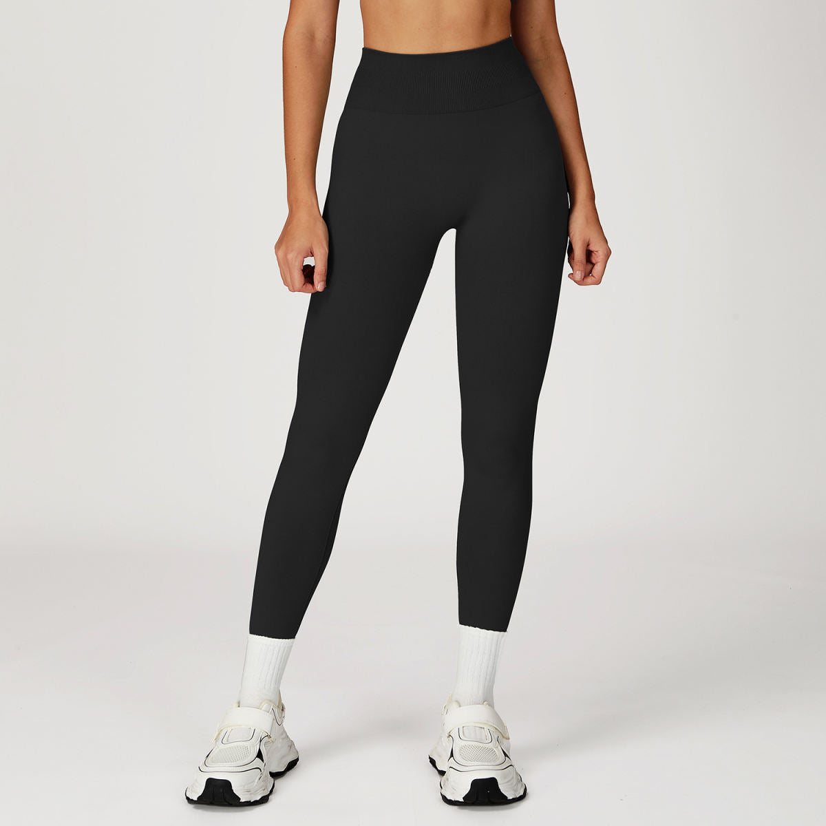 High Waist Tight Belly Contracting Yoga Pants Female Outdoor