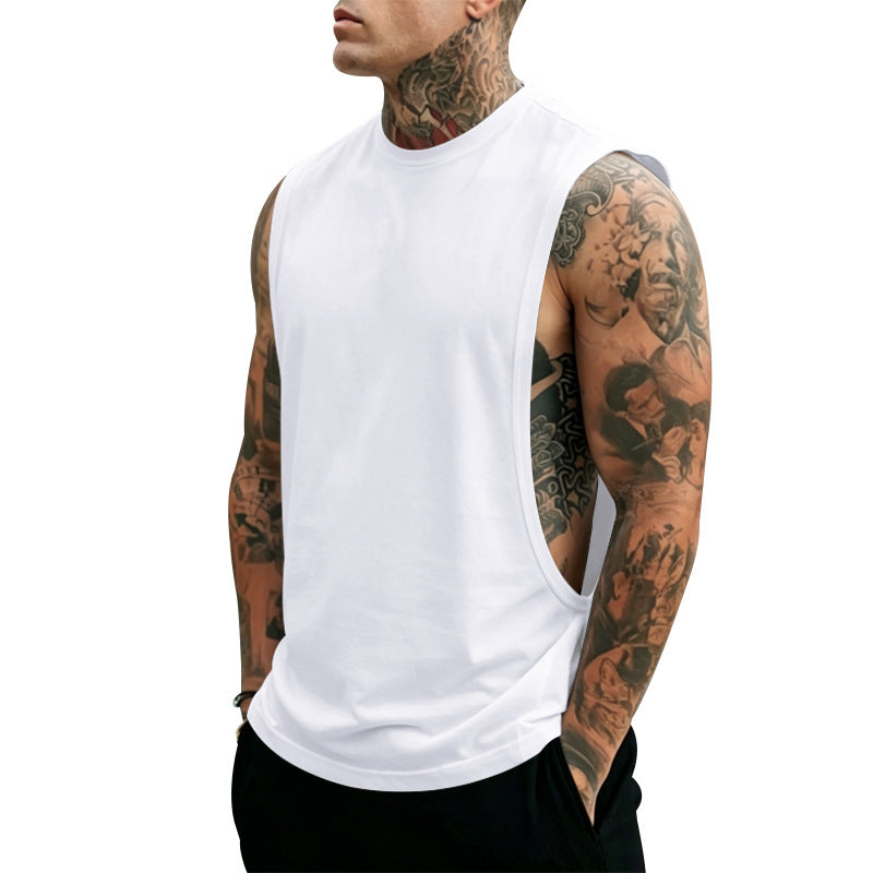 Men's Fitness Tank Top American-style Stretchy Sleeveless