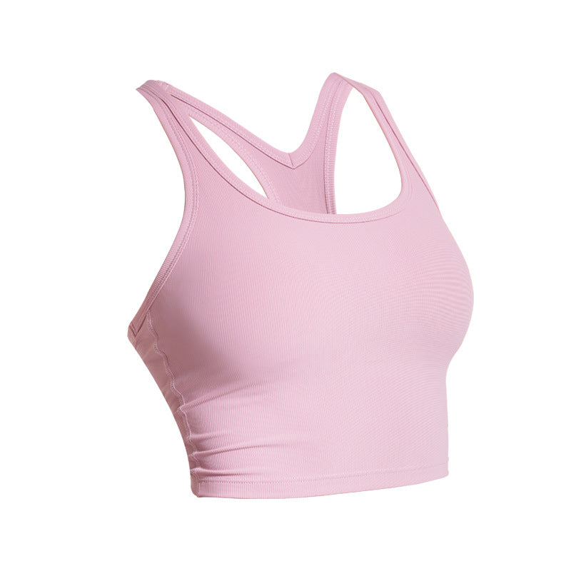 Women's Simple Solid Color Beauty Back Fashion Sports Vest