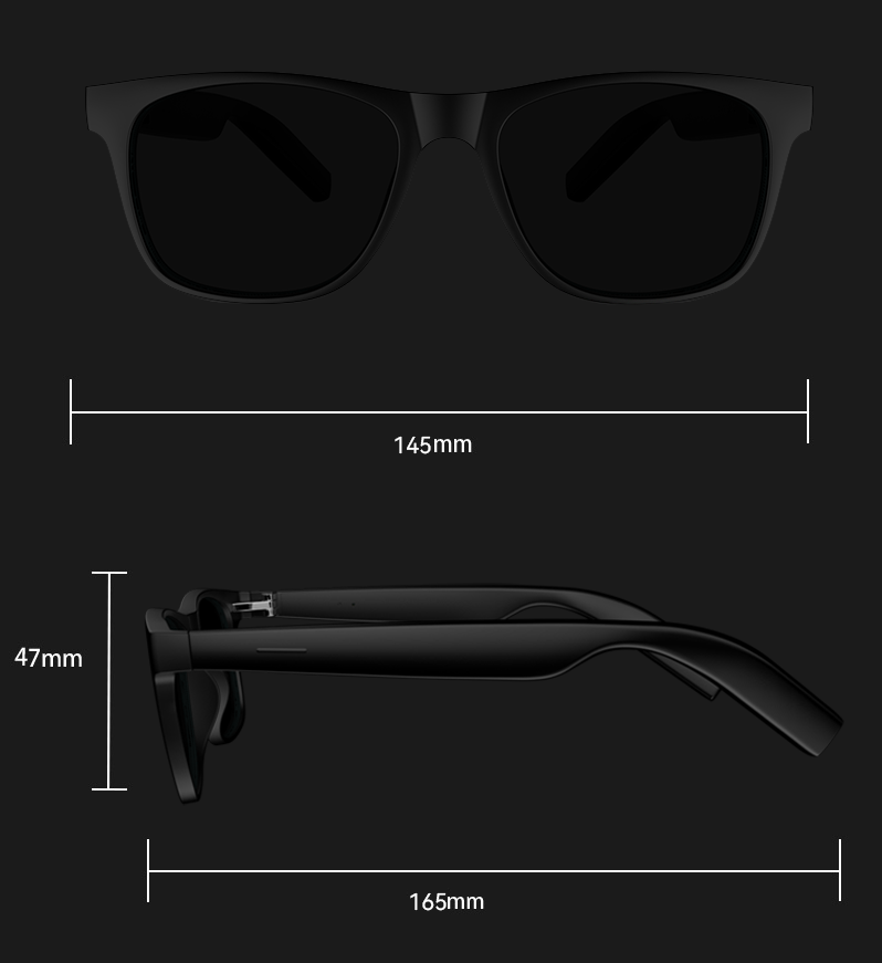 AI Smart Glasses Bluetooth Sunglasses For Music Calling Translation D11