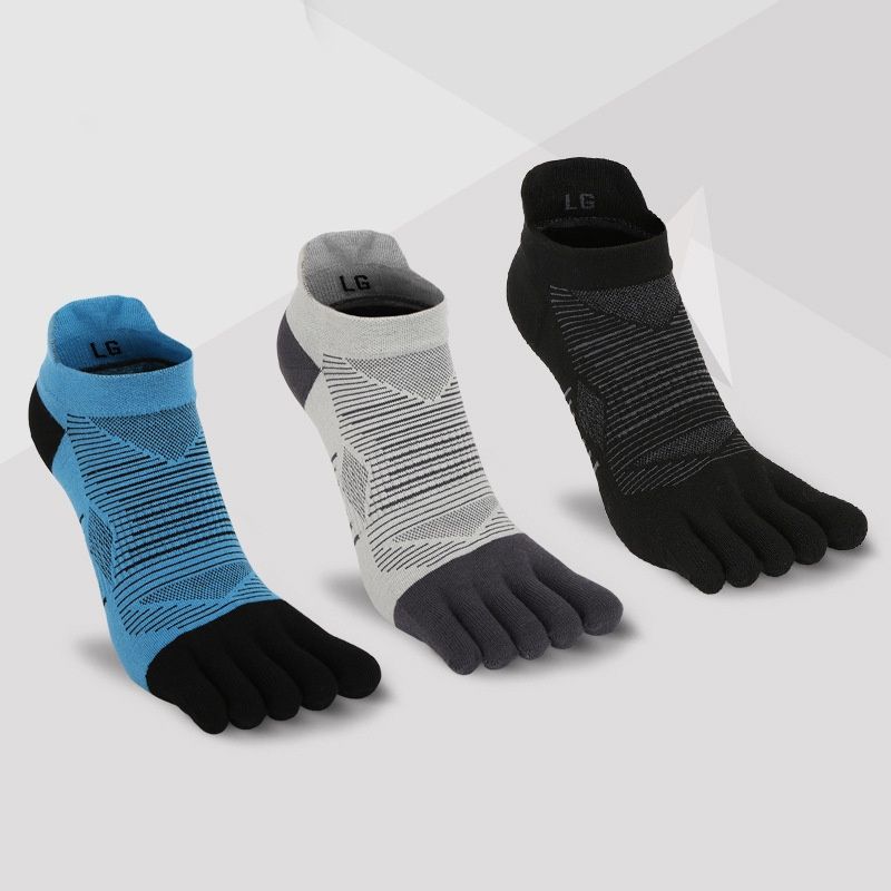 Sweat-wicking Quick-drying Yoga Running And Casual Five-finger Socks